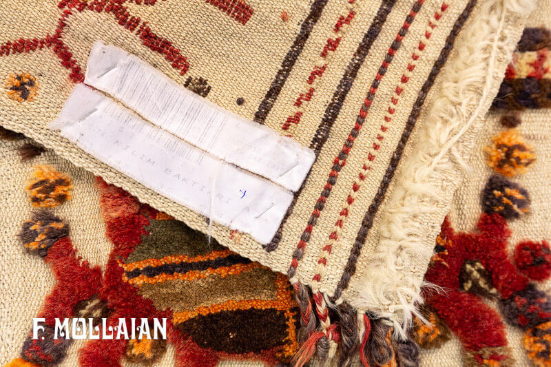 Rare Antique Bakhtiari Kilim-Rug n°:20279030